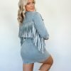 Lane 201 | Denim Fringe Dress