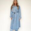 Lane 201 | Denim Trench Coat