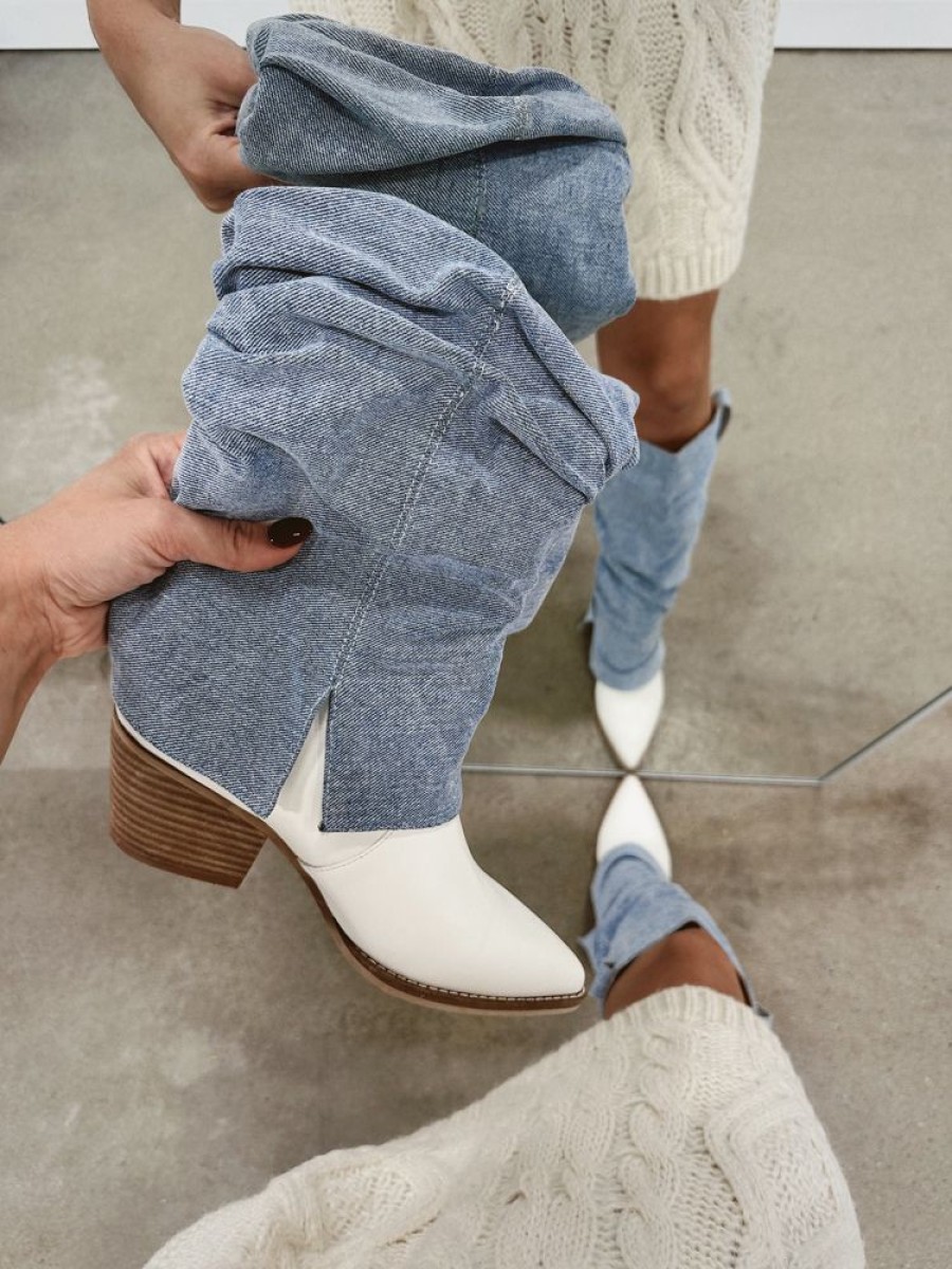 Lane 201 | Denim Western Boot