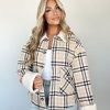 Lane 201 | Plaid Cheer Sherpa Jacket