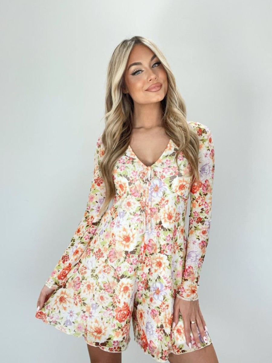 Lane 201 | Spring Fling Floral Romper