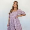 Lane 201 | Lavender Floral Print Dress