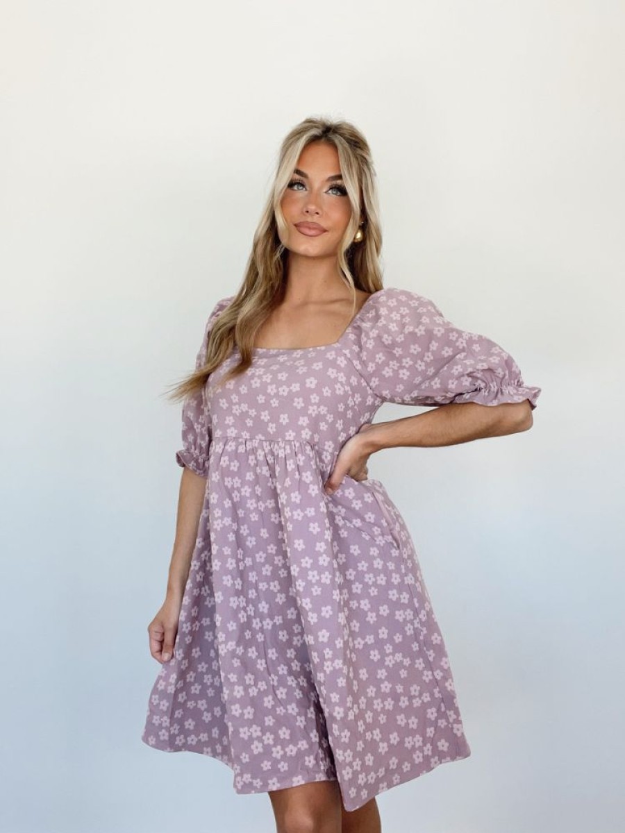 Lane 201 | Lavender Floral Print Dress