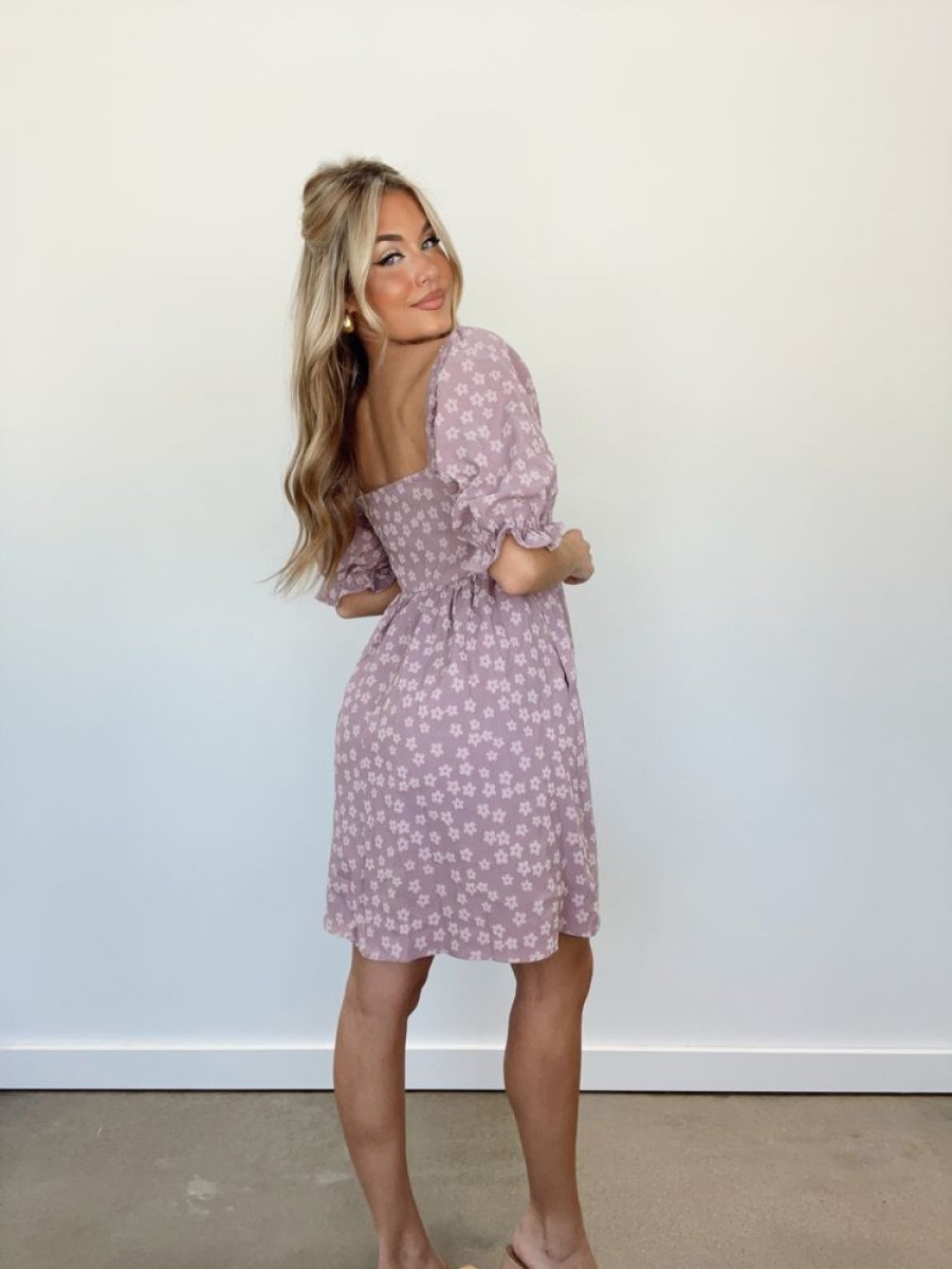 Lane 201 | Lavender Floral Print Dress