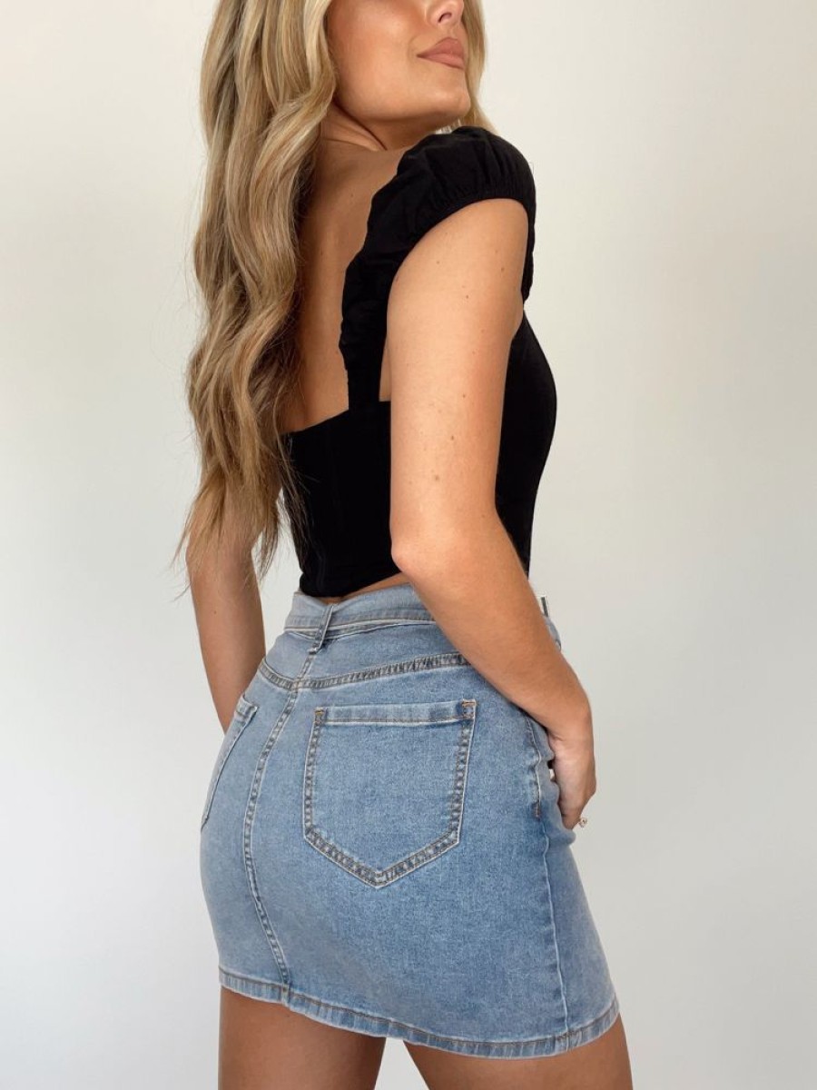 Lane 201 | Honky Tonk Denim Skirt