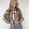 Lane 201 | Too Toasty Plaid Top