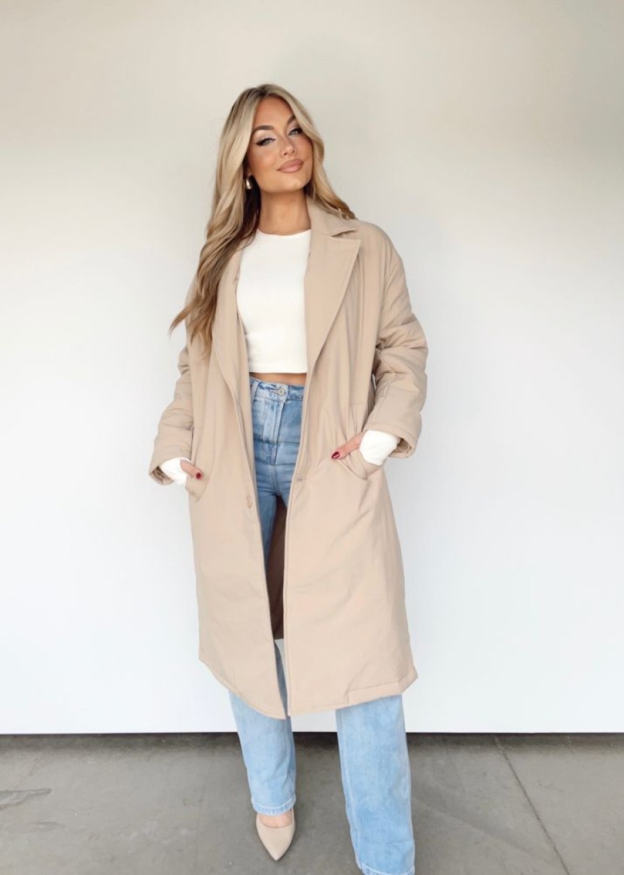 Lane 201 | Oversized Puffer Trench Coat