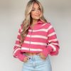 Lane 201 | Pink On Wednesdays Sweater