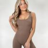 Lane 201 | Mocha Onesie Romper