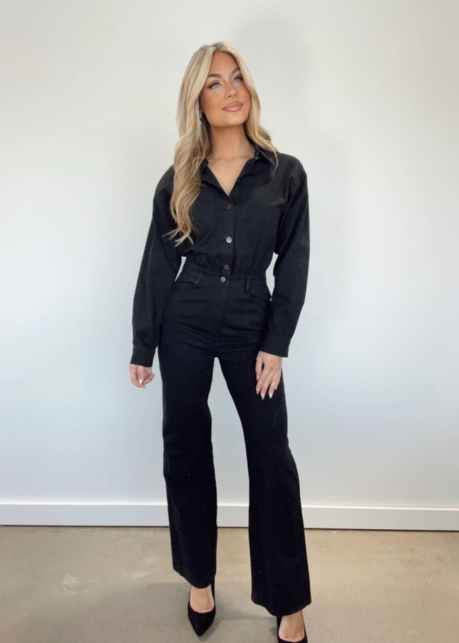 Lane 201 | Back In Black Jumpsuit