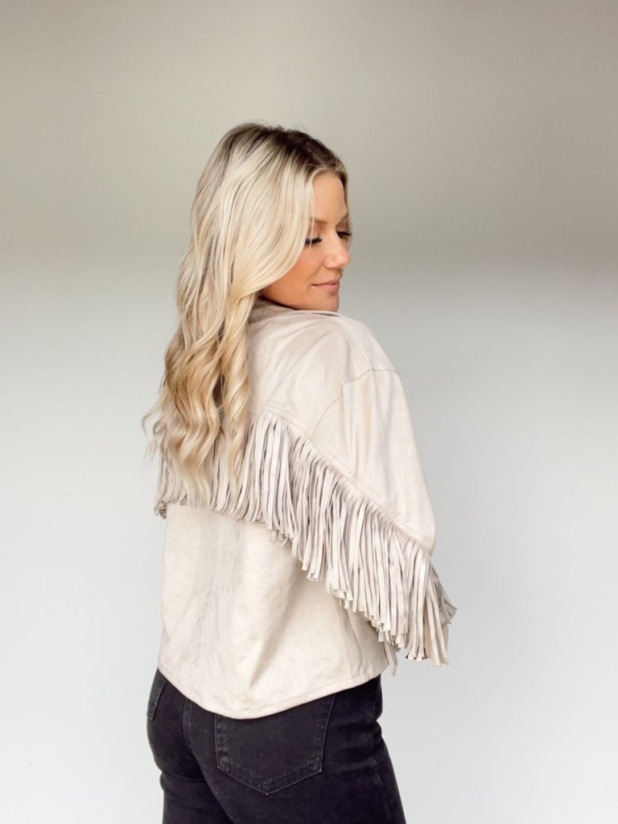 Lane 201 | Fringe Suede Jacket