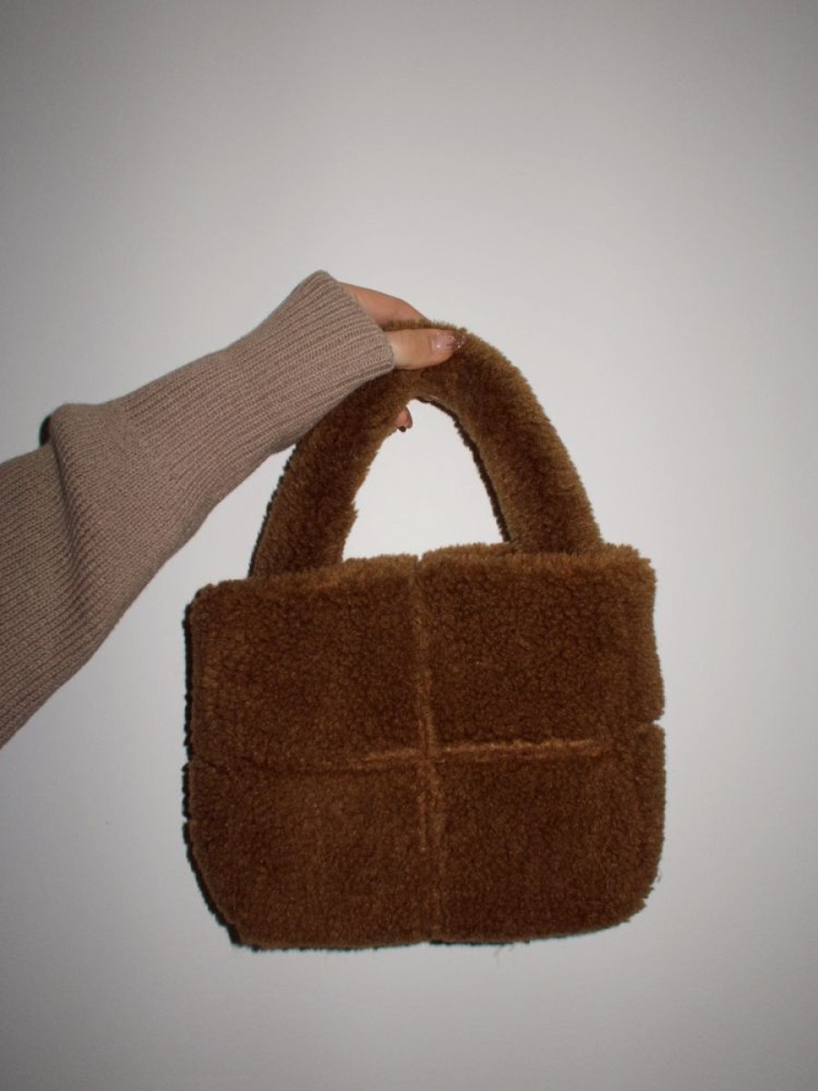 Lane 201 | Brown Teddy Bag