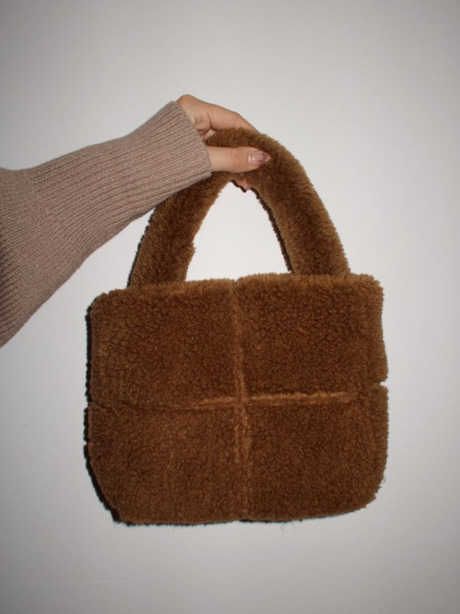 Lane 201 | Brown Teddy Bag