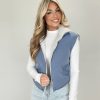 Lane 201 | Blue Puffy Vest