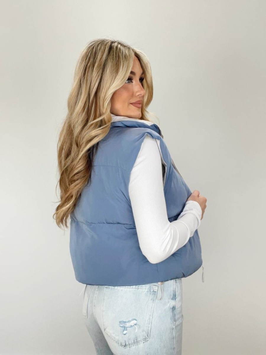 Lane 201 | Blue Puffy Vest