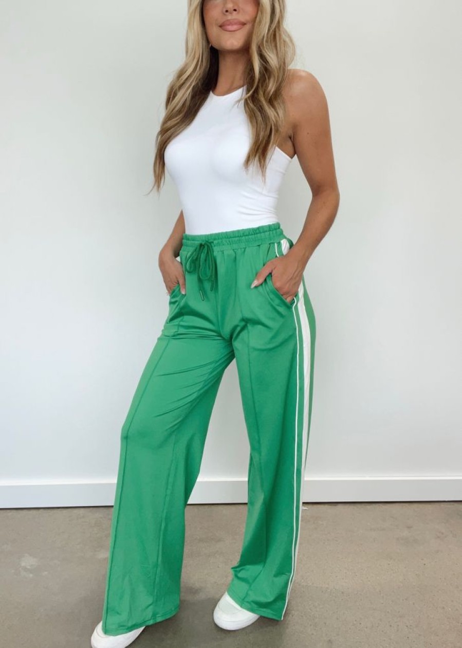 Lane 201 | Varsity Wide Leg Pants