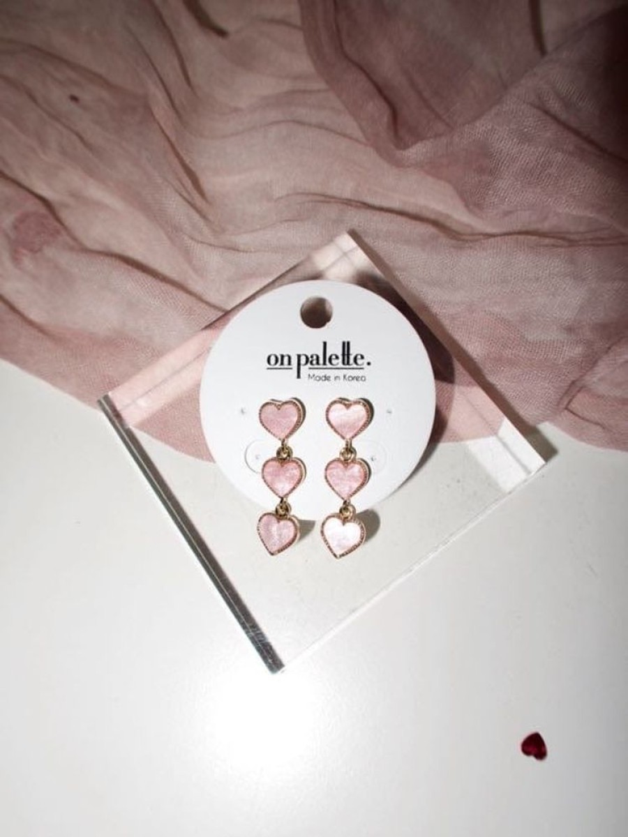 Lane 201 Earrings | Tiered Heart Drop Earrings