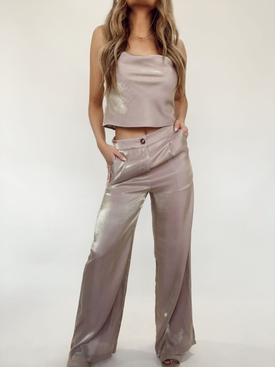 Lane 201 | Beige Luminous Pant