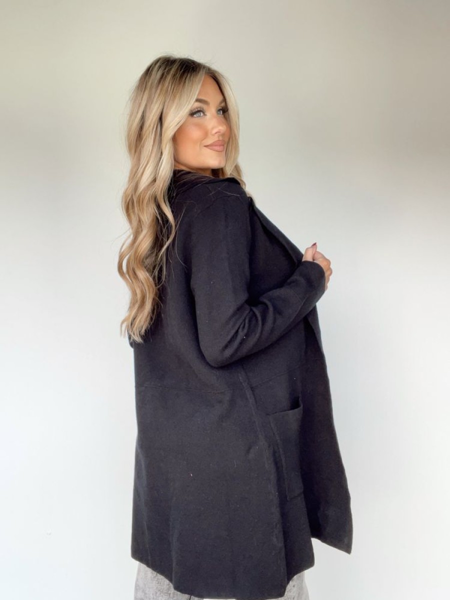 Lane 201 | Black Sweater Cardigan