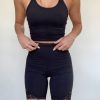 Lane 201 | Fit And Fab Lace Biker Shorts