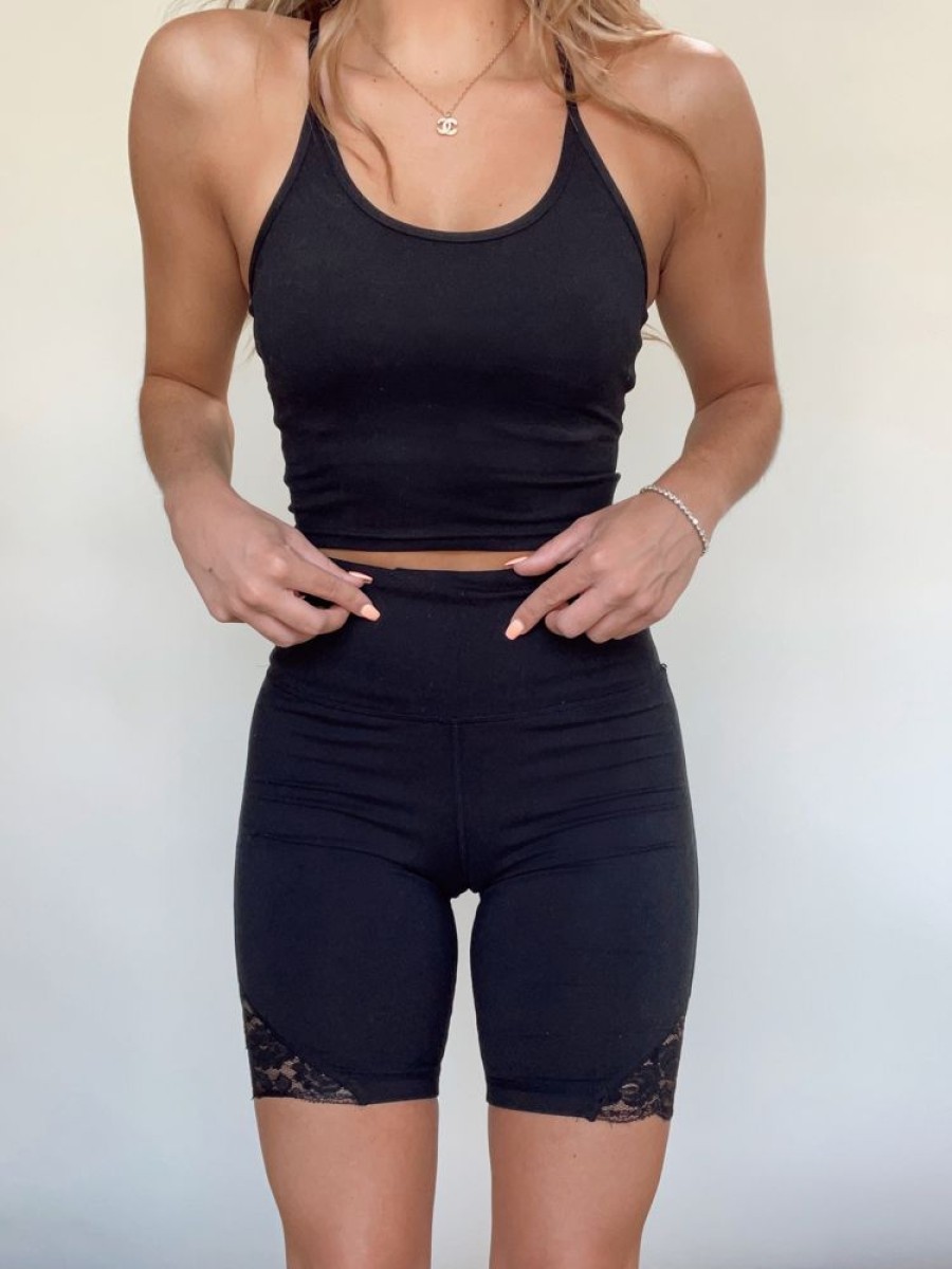 Lane 201 | Fit And Fab Lace Biker Shorts