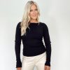 Lane 201 | Ribbed Sweater Top