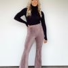 Lane 201 | Velour Flare Pants