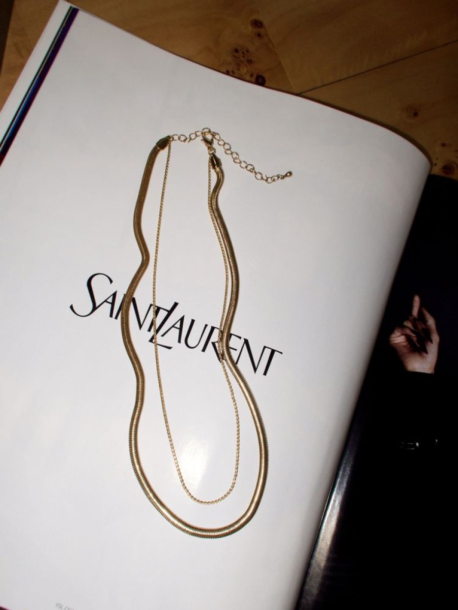 Lane 201 Necklaces | Snake Chain Layered Necklace