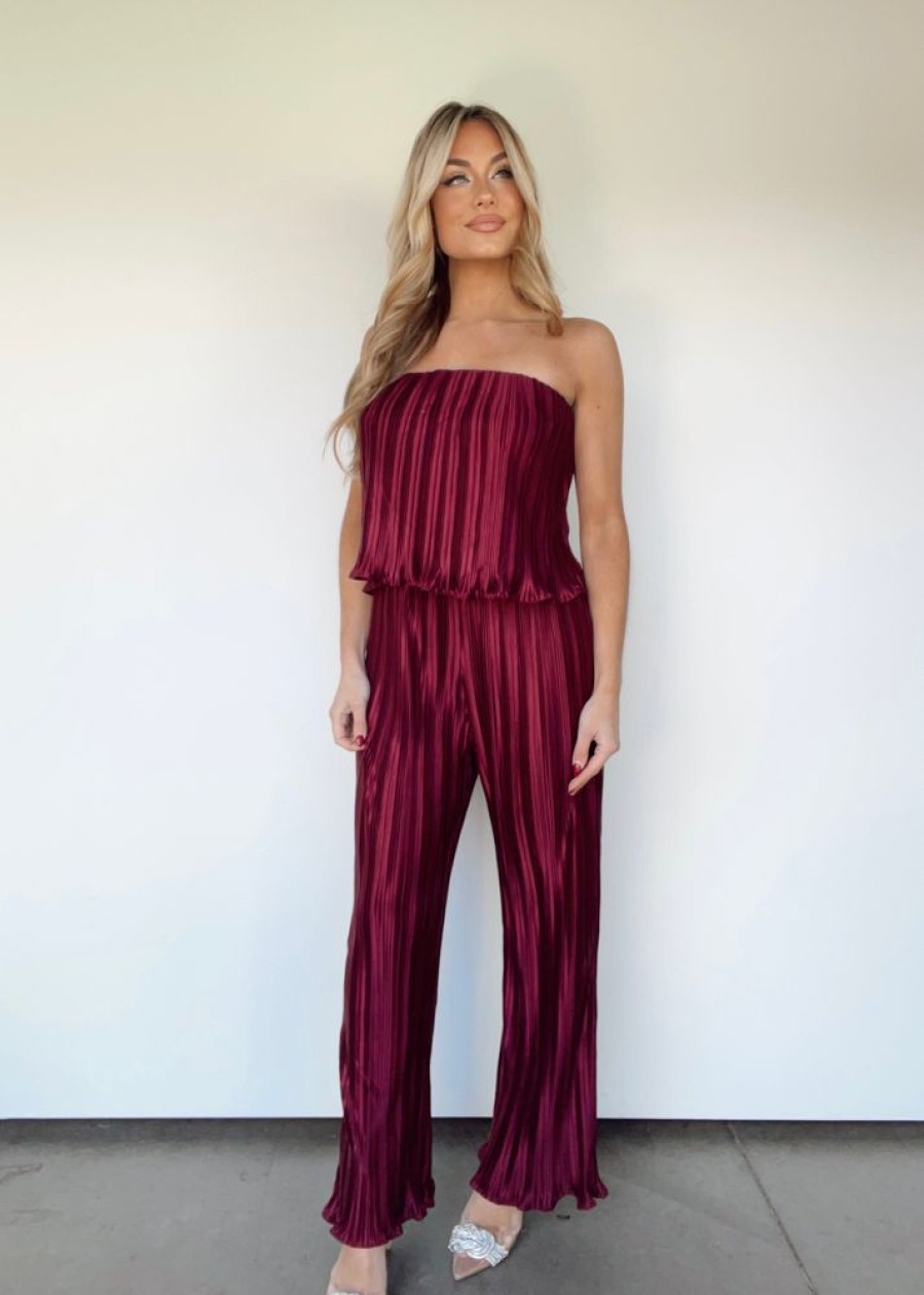 Lane 201 | Wine Down Jumpsuit