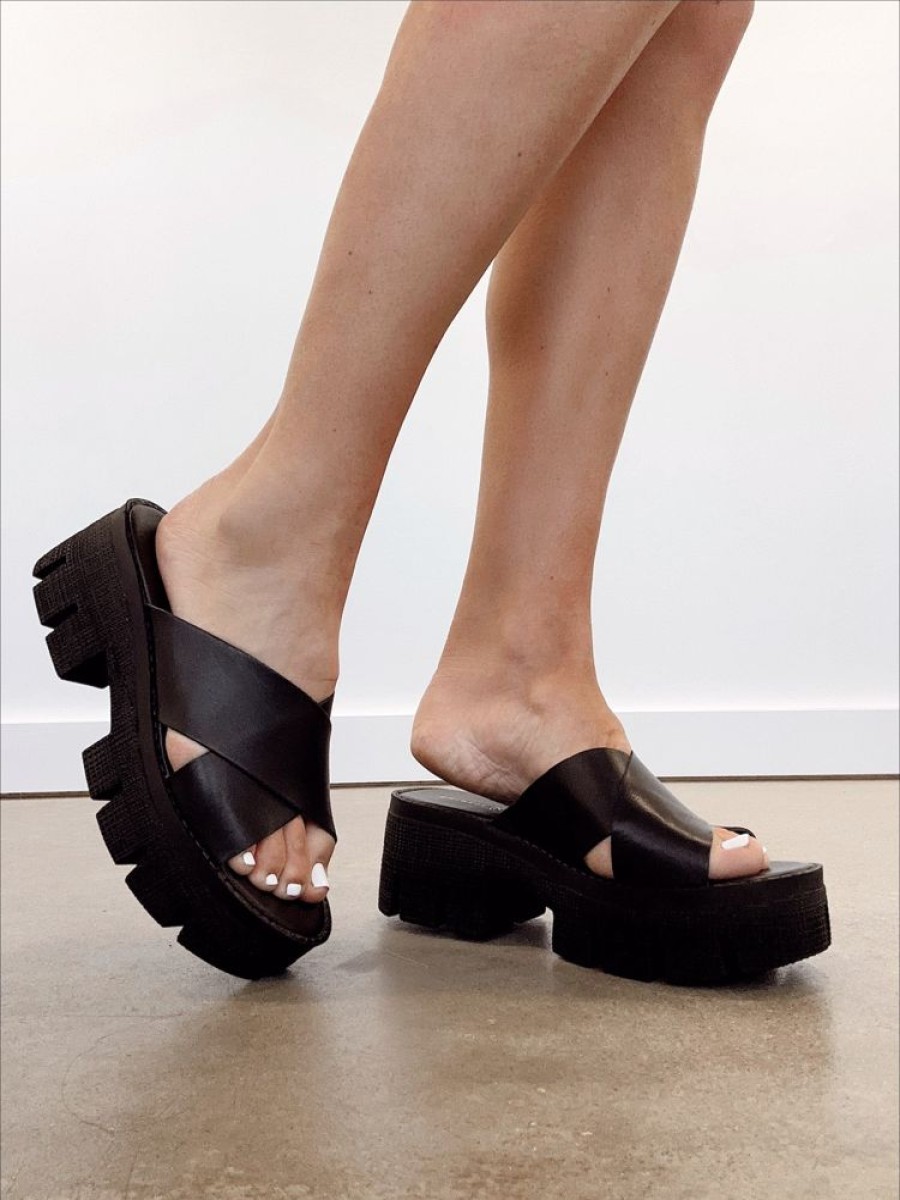 Lane 201 | Black Roxee Platform Sandal