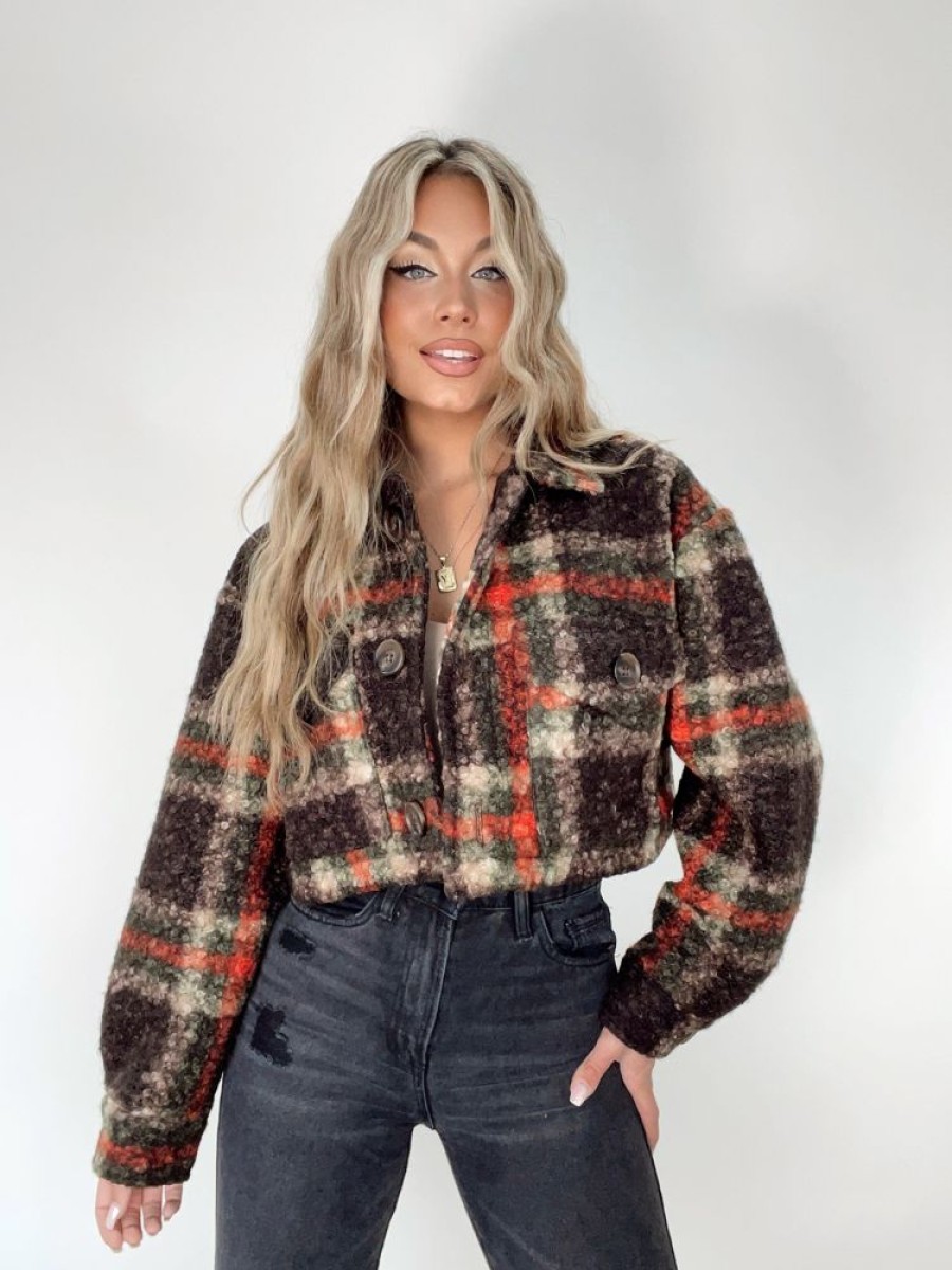 Lane 201 | Brown Breaking Plaid Jacket