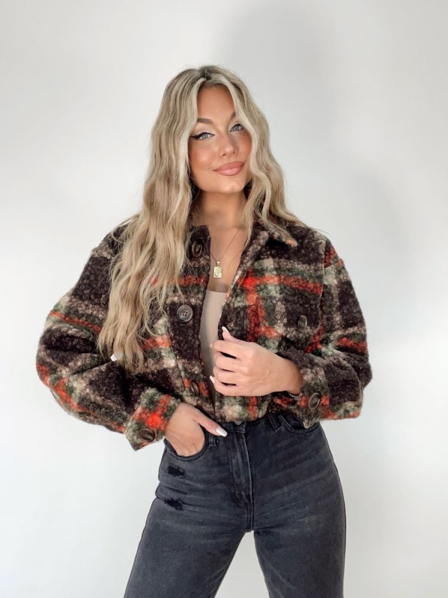 Lane 201 | Brown Breaking Plaid Jacket