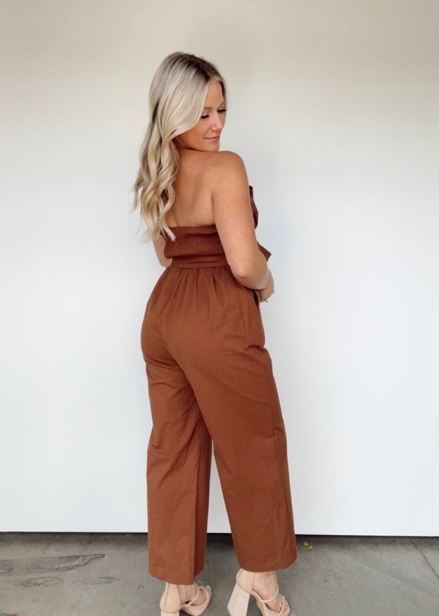 Lane 201 | Chestnut Kissed Jumpsuit