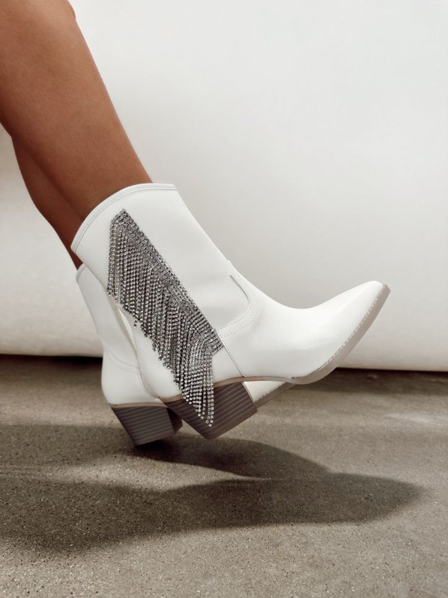 Lane 201 | White Glitz And Glam Boot