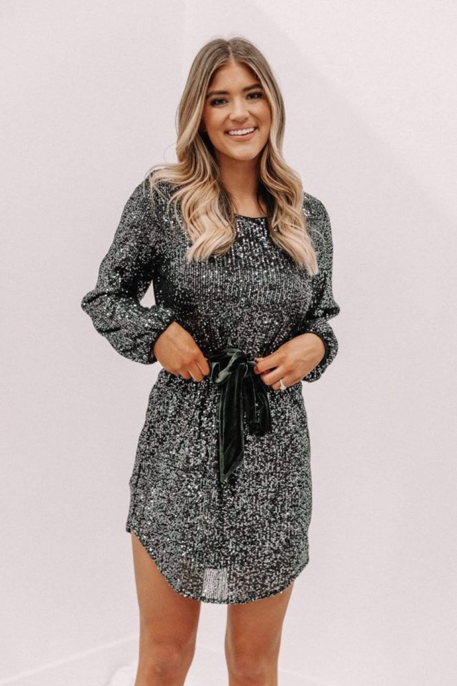 Lane 201 | Gunmetal Pop Fizz Clink Dress