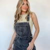 Lane 201 | Charcoal Denim Bailee Overalls