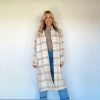 Lane 201 | First Frost Plaid Coat