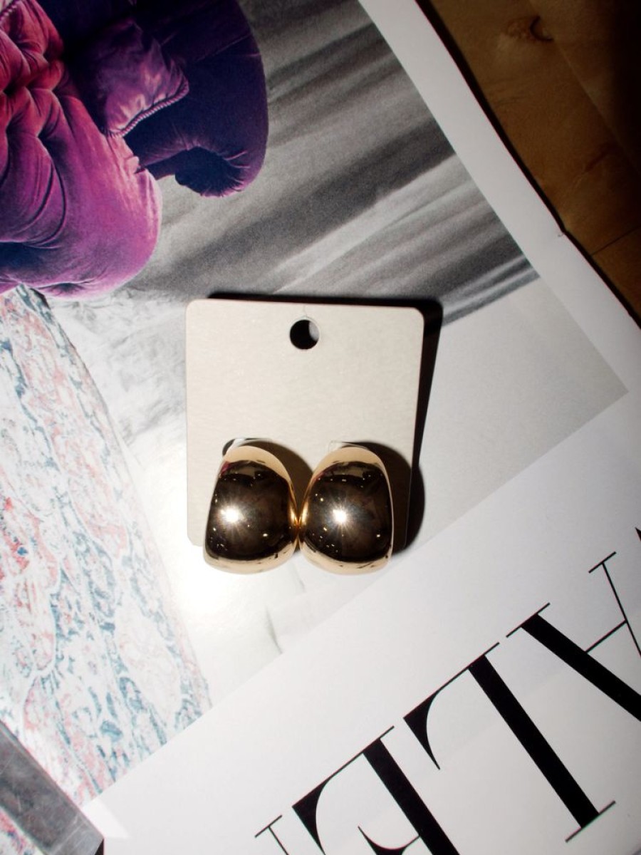 Lane 201 Earrings | Gold Bold Hoop Earrings