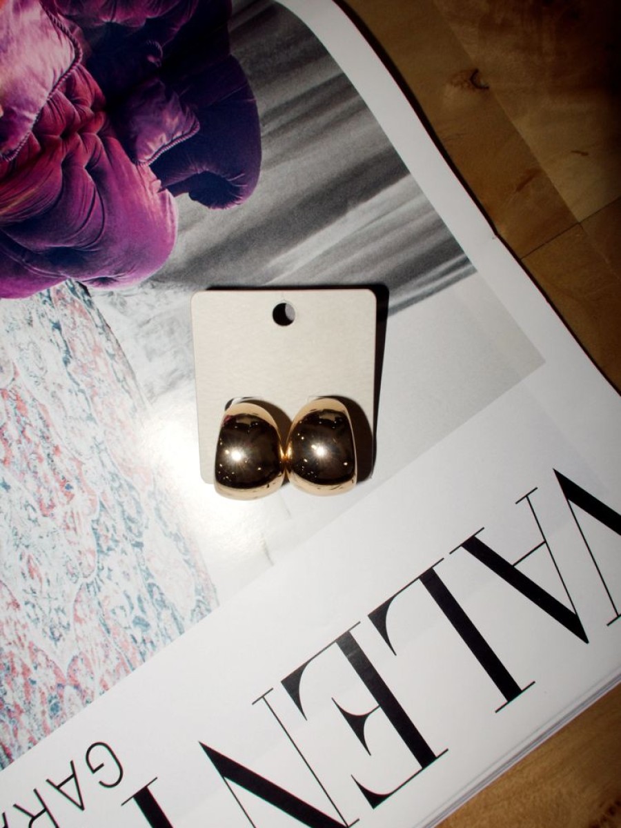 Lane 201 Earrings | Gold Bold Hoop Earrings