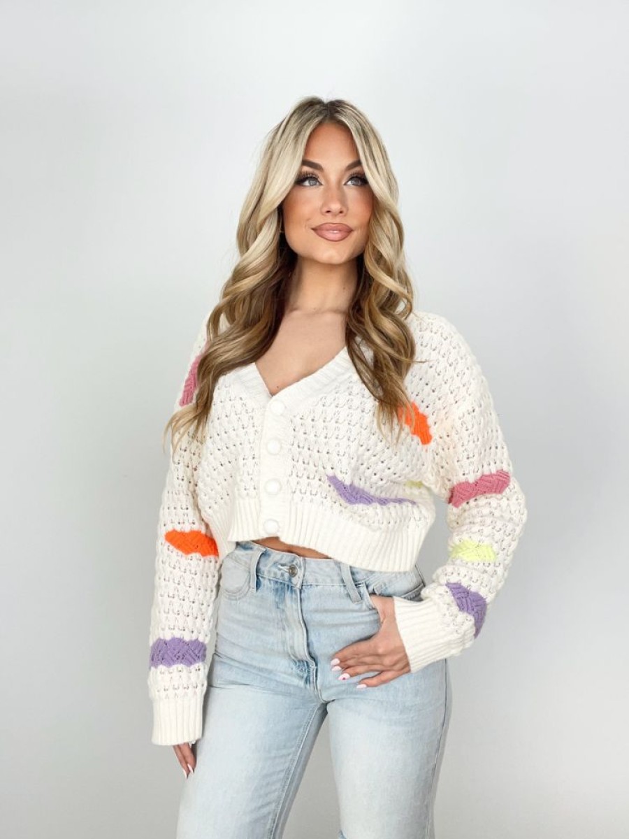 Lane 201 | Pops Of Color Cardigan