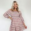 Lane 201 | Own The Town Plaid Dress