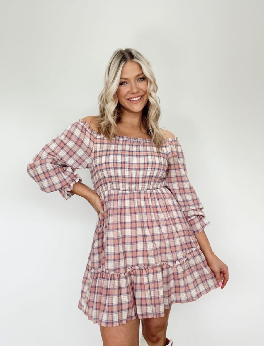 Lane 201 | Own The Town Plaid Dress