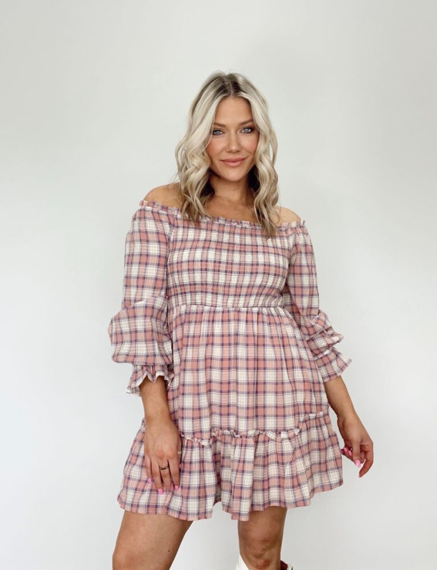 Lane 201 | Own The Town Plaid Dress