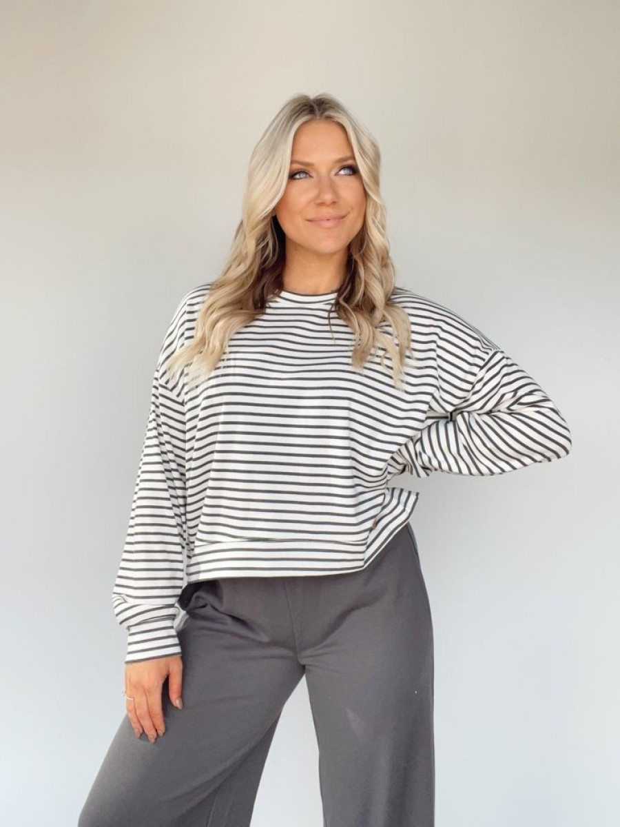 Lane 201 | Another Coffee Striped Top