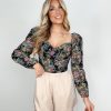 Lane 201 | Vintage Bloom Corset Top